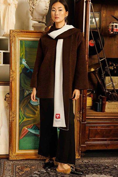 Hooopstore Brown Reversible Scarf