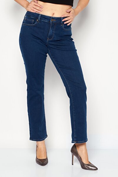 NYDJ Women Petite Fit Solid Stretchable Denim Jeans, Wash Navy