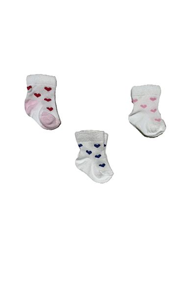 baby kids colors Mixed 3-Color Socks Set for Newborns