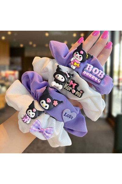 EliraToka KIZ ÇOCUK - BEBEK KUROMİ MODEL 2 Lİ LASTİK TOKA SETİ SİMİT TOKA