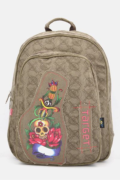 Target Kids Girl Graphic Print Backpacks 44H x 35 L x 15 W cm, Khaki