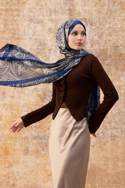 İpekhan Saks Indian Voile Shawl - 5003-01