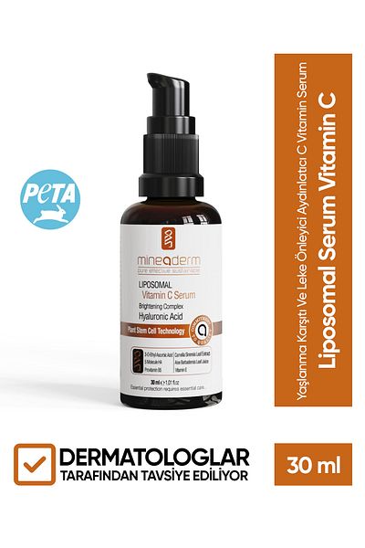 mineaderm Anti-Aging and Anti-Blemish Brightening Vitamin C Serum/liposomal Serum Vitamin C