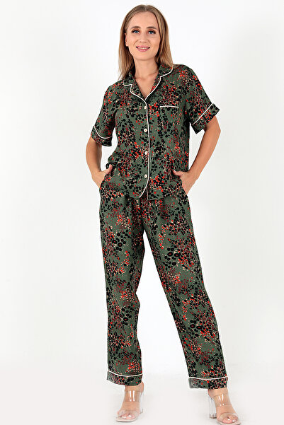 Doremi Set de pijamale de damă cu mânecă scurtă cu model