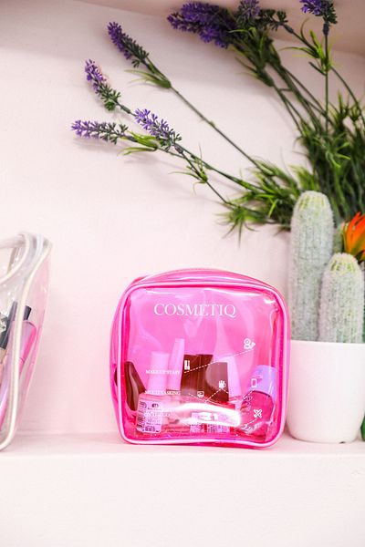 Pazar Kapısı Toiletry Bag Transparent Large Size Makeup Supplies Bag