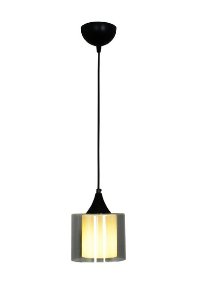 Taşcan Aydınlatma Felipe Tekli Siyah Sarkıt Avize-çm-füme