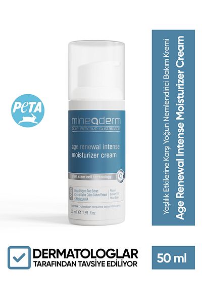 mineaderm Against Age Effects - Intensive Moisturizing Care Cream / Age Renewal Intensive Moisturizer Cream