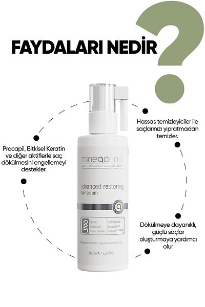 mineaderm Mıneaderm 100ml Avansitelenek Restorative Hair Serum