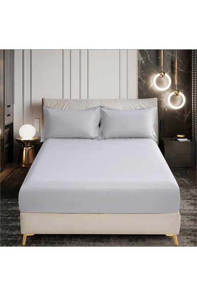 Donetella Fitted Sheet - Fits 90x190 Cm Single Size 2 Pcs - 30 Cm Deep Pocket