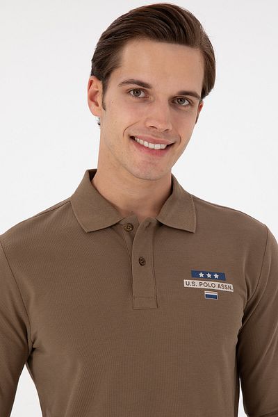U.S. Polo Assn. Men's Khaki Sweatshirt 50293741 -Vr027