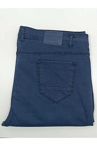 gambia outdoors Plus Size Battal a Quality - Men's Lycra Straight Leg Jeans