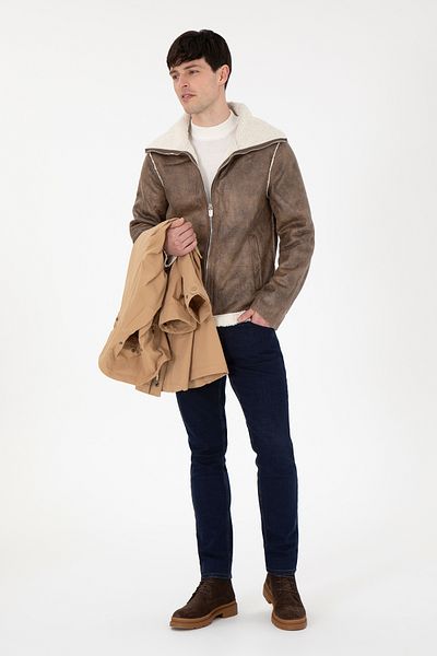U.S. Polo Assn. Men's Camel Coat 50290841 -Vr015