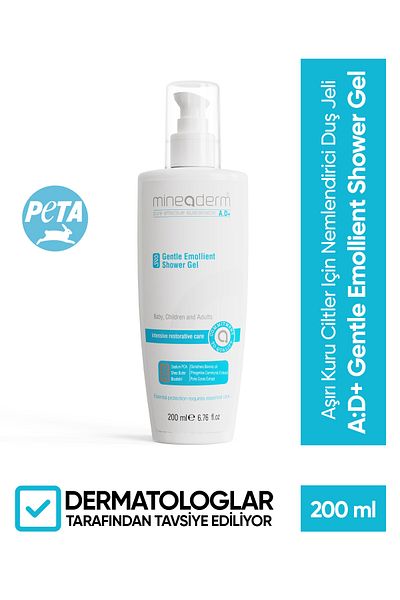 mineaderm Gel Moisturizing Shower Gel for Extremely Dry Skin/a.d+ Gentle Emollient Shower Gel