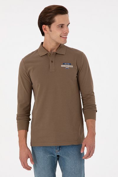 U.S. Polo Assn. Men's Khaki Sweatshirt 50293741 -Vr027