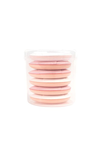 Brushworks Mini Pillow Puffs - 6 Pack
