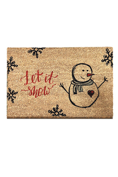 Chilai Home Coco Muneco 40X60 cm - Decorative Bristle Mat with Interior and Exterior Doors