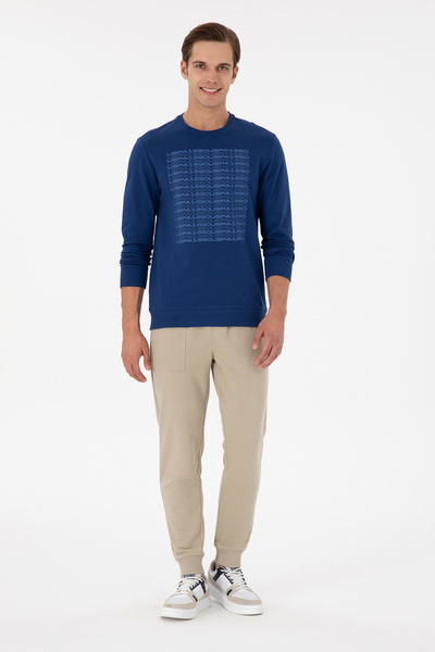 U.S. Polo Assn. Erkek İndigo Sweatshirt 50293461-VR028