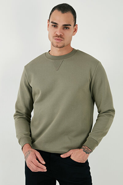 Buratti Pamuklu Relaxed Fit Bisiklet Yaka Sweat Erkek Sweat 5905453