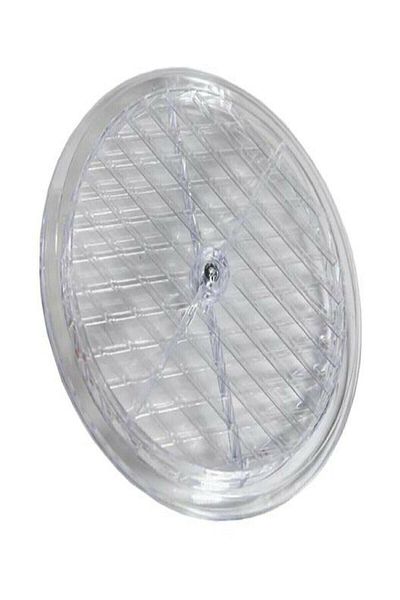 MADE Transparent Natural Gas Ventilation Glass Vent Cover Diameter 18 Cm