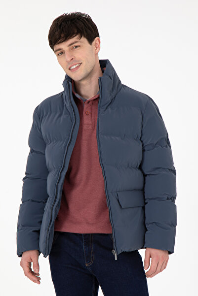 U.S. Polo Assn. معطف نيلي للرجال 50290802 -VR028