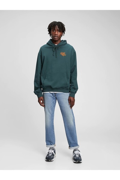 GAP Erkek Açık Mavi GapFlex Washwell™ Straight Jean Pantolon