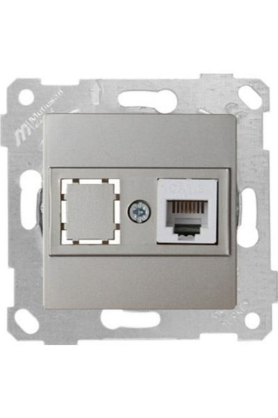 Mutlusan مقبس هاتف Rita Titanium Numeris 1xrj12 (باستثناء الإطار)