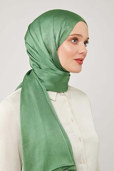 scarfella شال جان جان منقوش بلون سادة - نمط -02 - اللون -02