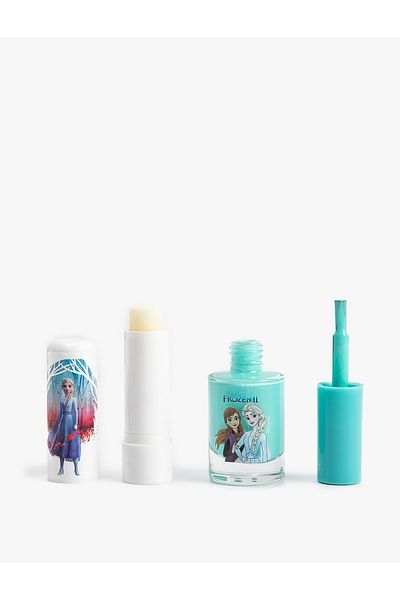 Koton Frozen Licensed Lip Moisturizer and Nail Polish Set