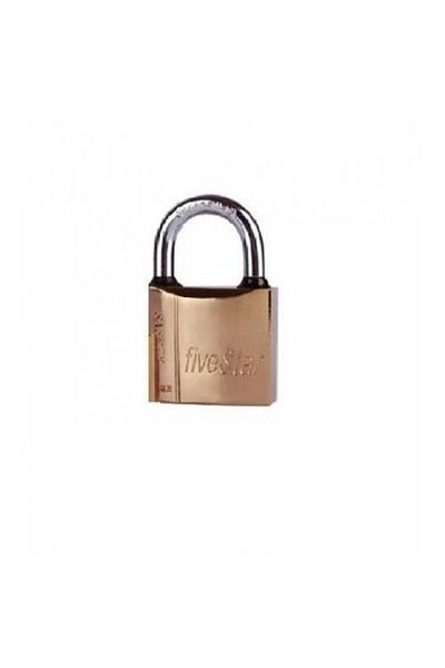 Meridyen Fivestar 38 Mm Yellow Padlock - Lock Fsk0238