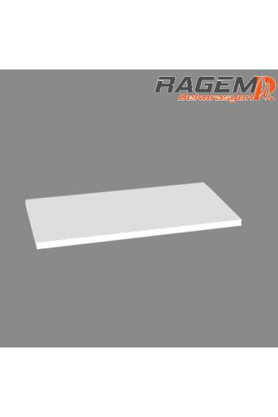 Ragem mobilya 30x90 Beyaz Ahşap Raf