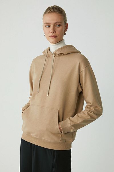 ETHIQUET Modest Abelia Damen-Sweatshirt aus weichem, dickem Stoff mit Kapuze, bequemer Passform und Fleece-Innenseite