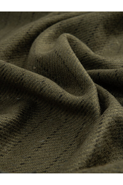 Koton Gestreifter langer Schal mit Quastendetails