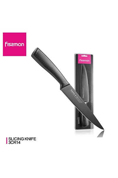 Fissman 8' Slicing knife SHINAI with Graphite non-stick coating (3Cr14 steel)