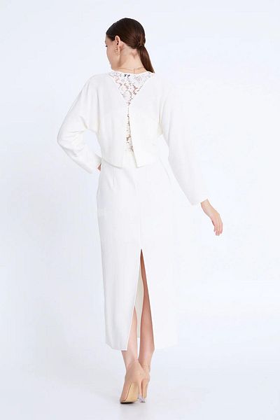 KAMEYA Back Embroidery Detailed Dress 25W40611