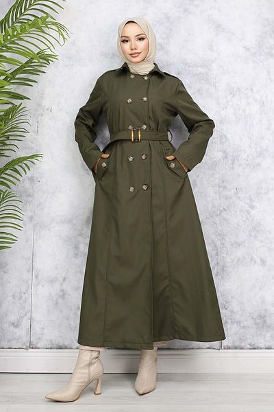 benguen Trench kaki 4901 - cu curea