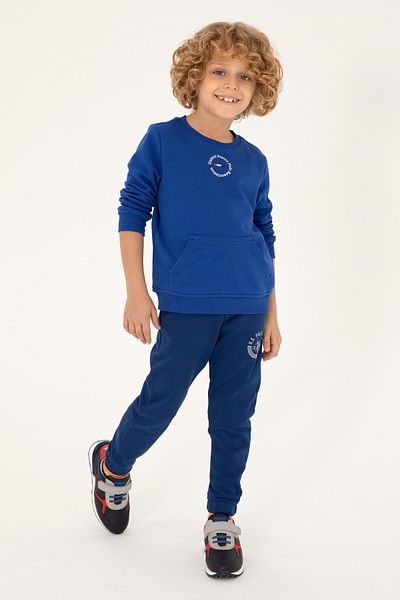 U.S. Polo Assn. Boy's Saks Basic Crew Neck Sweatshirt 50293592 -Vr045