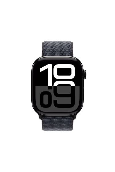 Apple Watch Series 10 GPS 46mm Jet Black Aluminium Case with Ink Sport Loop|MWWR3QA/A