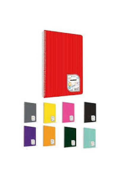 Mopak 72 Sheets Stripes Wire A4 Notebook