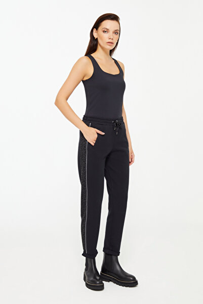 Naramaxx Leopar Şeritli Eşofman Altı