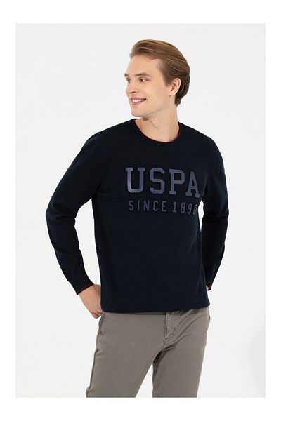 U.S. Polo Assn. Тъмносин мъжки пуловер