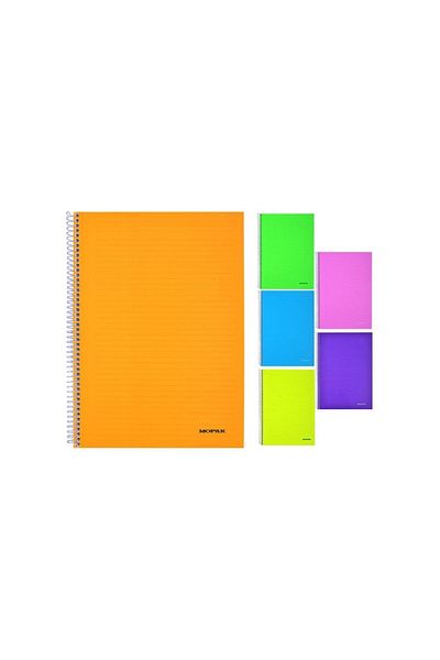 Mopak 72 Sheets Stripes Wire A4 Notebook