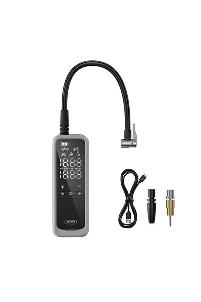 Xo 85w 5000 Mah Şarjlı Araba Bisiklet Motosiklet Lastik Hava Şişirme Pompası ...