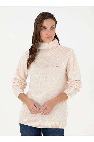 U.S. Polo Assn. BAZA. Polo Assn. Hanorac de damă Antracit Melange - Bike Regular Fit EFEK DMLS
