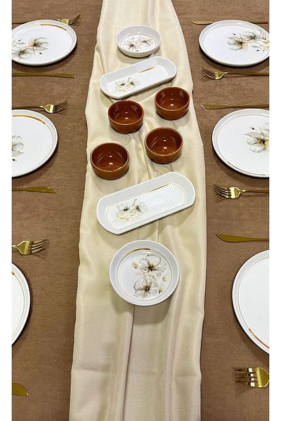 Borser Nevruz Anatolia 14-Piece Breakfast Set for 6 People