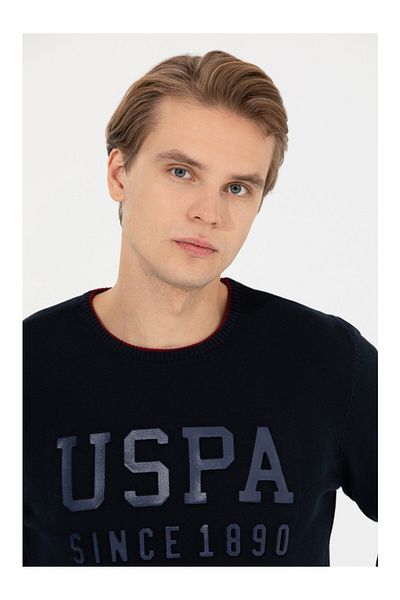 U.S. Polo Assn. Тъмносин мъжки пуловер