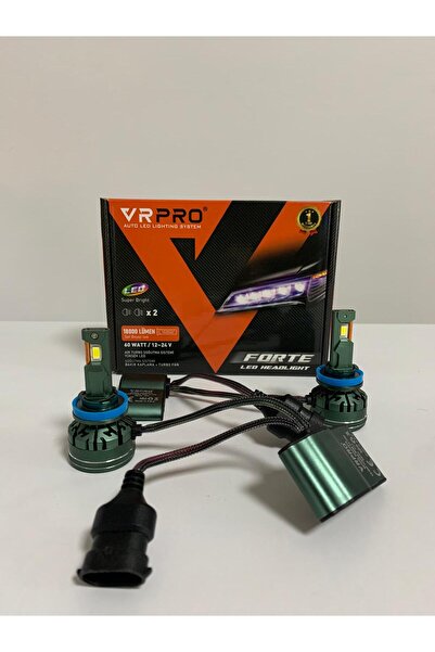 iq elektronik Forte H11 Led Far Ampulü 60w 18bin Lümen 12-24v Uyumlu