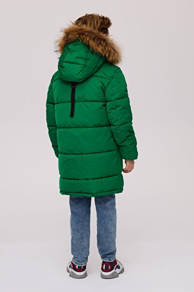 Bikkembergs Bg Store Boy's Green Coat