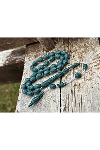 TESBİHSARAYI Mărgele de rugăciune CORIAN Amber - Mărgele de rugăciune din marmură cu cutie specială din lemn