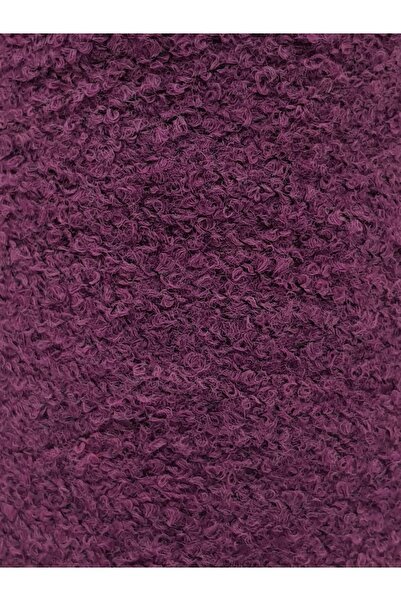 İPLİKOUTLET Mor Renk İthal Merino Buklet İp 400 Gram