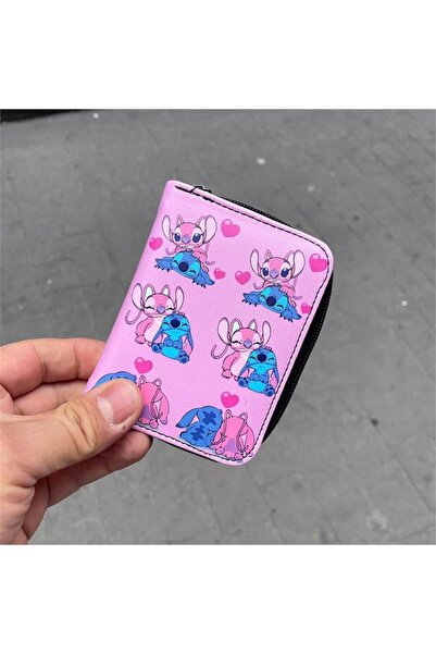 Karakedi Pink Stitch - محفظة قصيرة من Angel Love Collage
